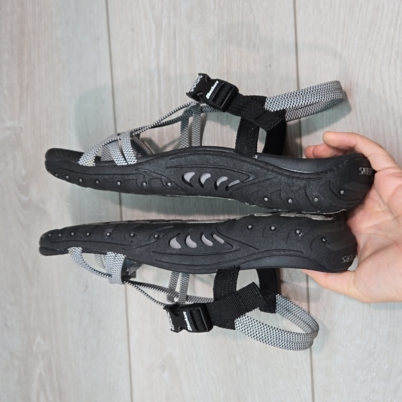 Skechers Women Reggae Outdoor Hiking Loop Toe Sandals shoes sz 10 - Picture 8 of 10